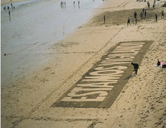 On vous surveille. Action dans la plage de San Sebastián. Grupo Bajamar (1994)
