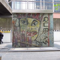 Le mur de Berlin à La Défense 