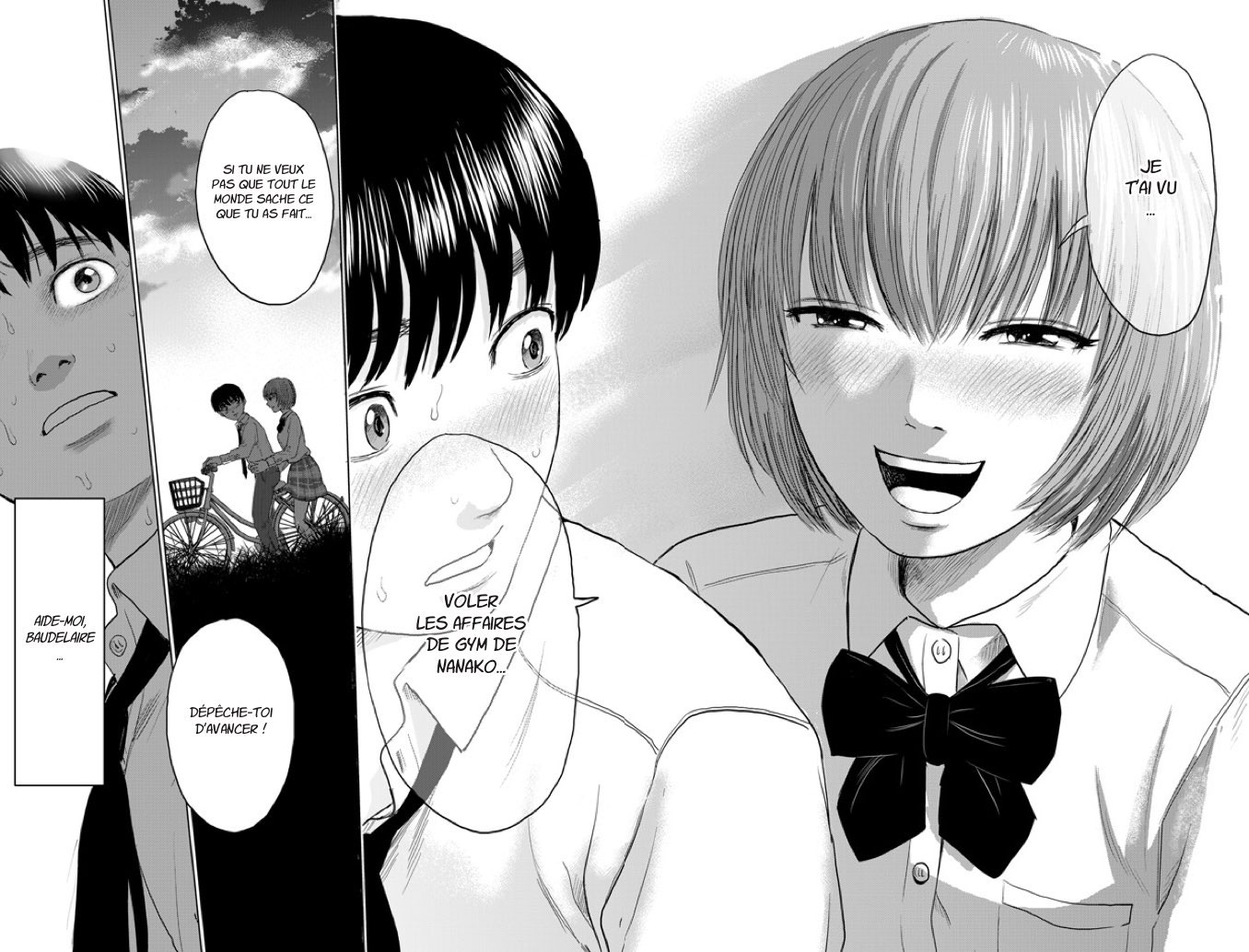 Résultat de recherche d'images pour "les fleurs du mal anime"